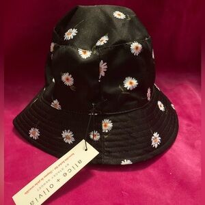 Alice and Olivia Reversible Flower Bucket Hat